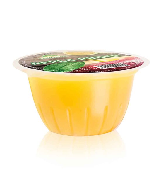 Apple puree in cup 120g
