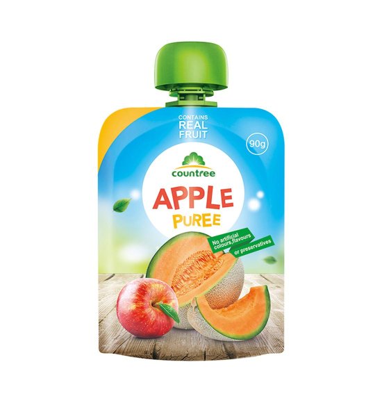 90g 哈密瓜味蘋果泥